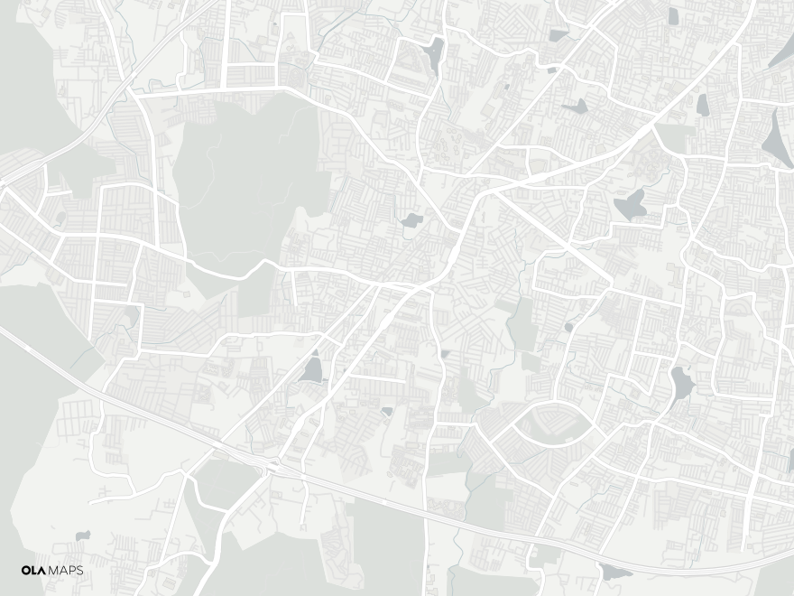 Map of Off Kanakapura Road, South Bengaluru