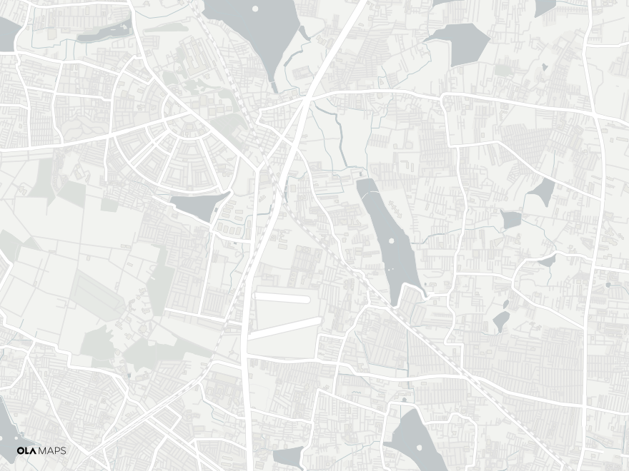 Map of Jakkur, Yelahanka