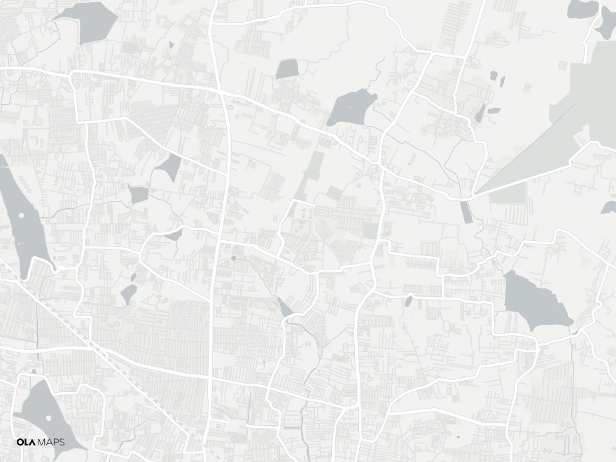 Map of Bagalur (KIADB Aerospace Park)