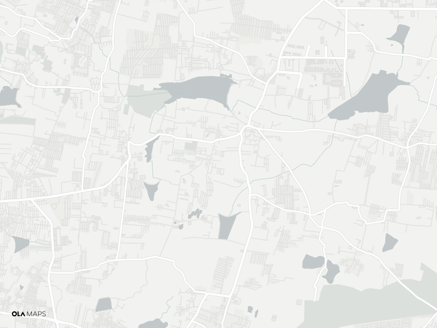 Map of Bagalur, North Bengaluru