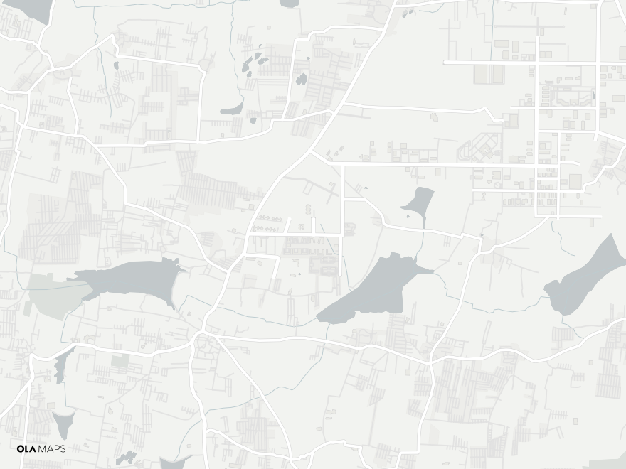 Map of Bagalur, near Aerospace Park / Airport