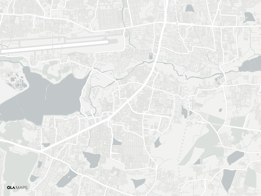 Map of Panathur, off Sarjapur Road