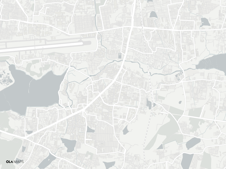 Map of Panathur, off Sarjapur Road