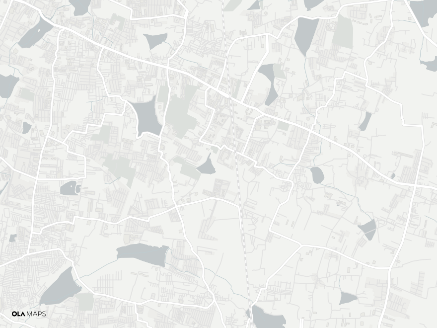 Map of Kodathi, off Sarjapur Road, East Bengaluru
