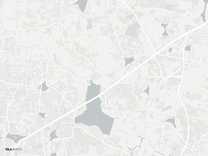 Map of Budigere Cross, East Bengaluru
