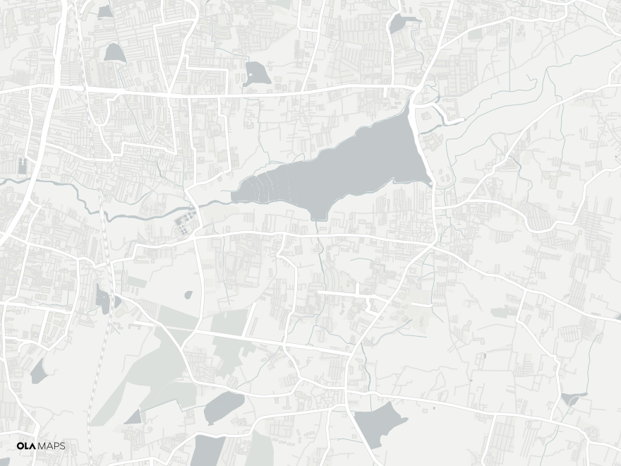 Map of Varthur, Whitefield