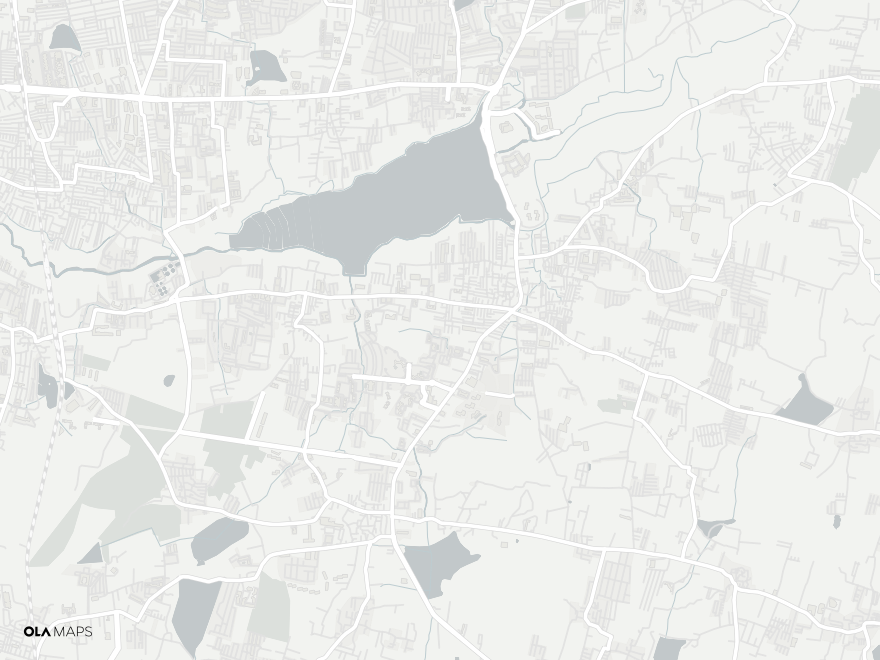 Map of Whitefield–Varthur