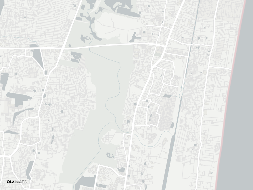 Map of Thoraipakkam, OMR